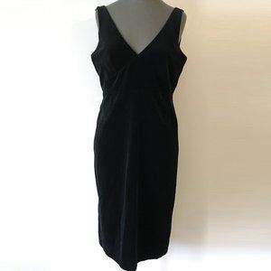 J. Crew Velvet Dress in Black, size 10